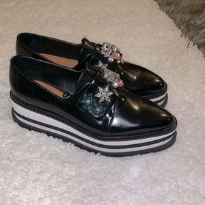Zara Women’s Derby Platform Oxford